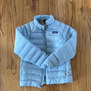 Patagonia Light Blue Puffer Jacket